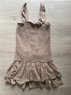 American Eagle Outfitters Sunchaser Smocked Mini Dress